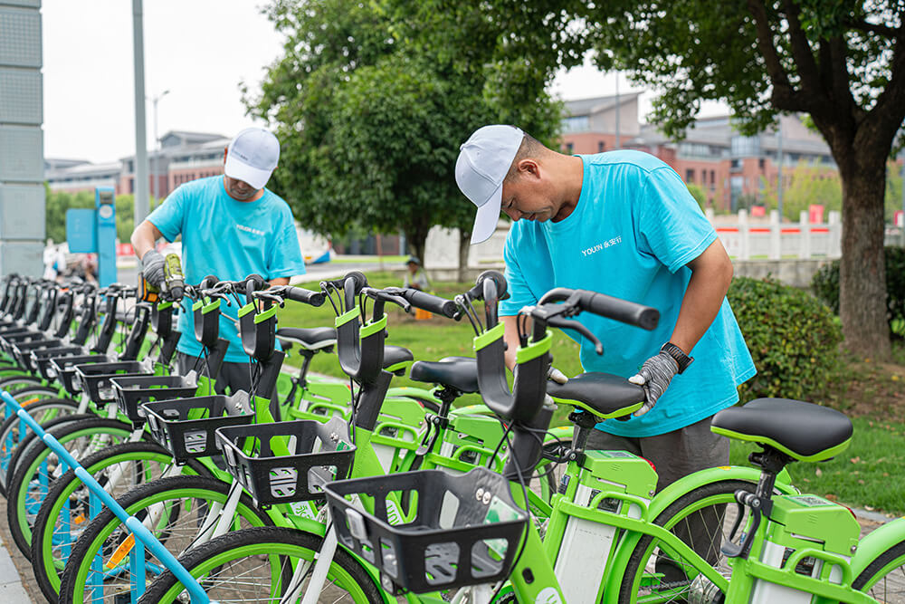 共享助力車(chē)運(yùn)營(yíng)團(tuán)隊(duì)成立“國(guó)慶專(zhuān)班”保障市民出行