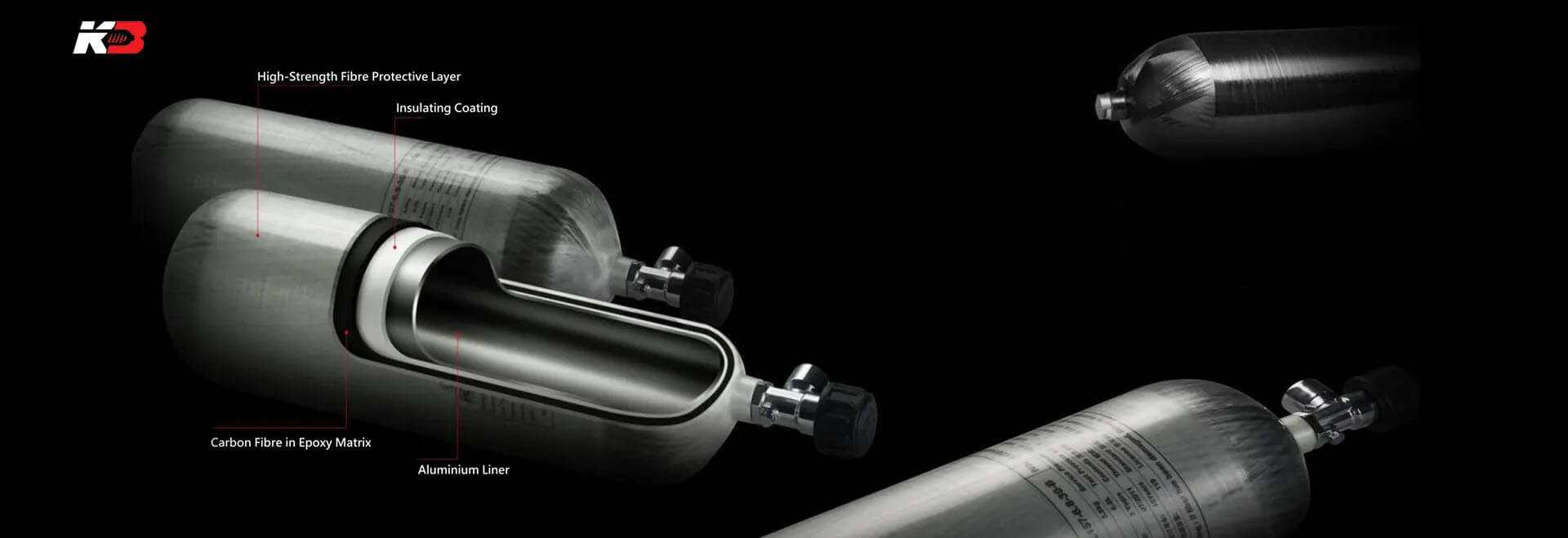 凱博呼吸器用復合氣瓶