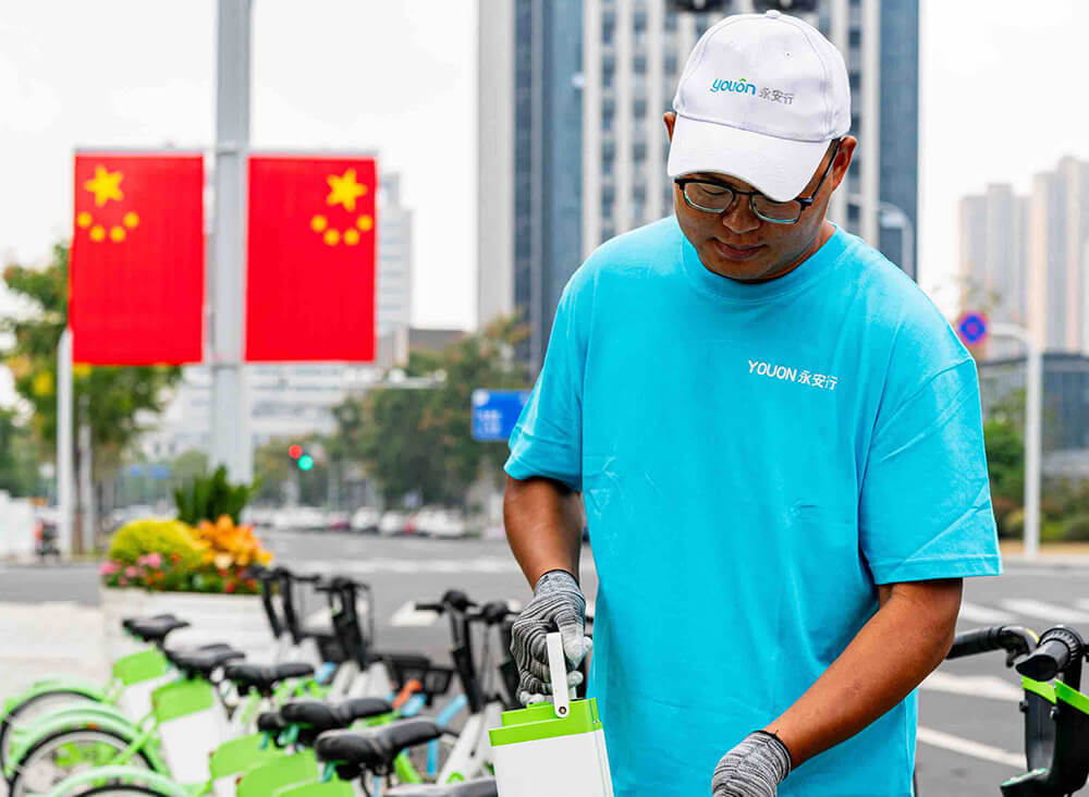 永安行運(yùn)營員：日均換電量達(dá)300多次